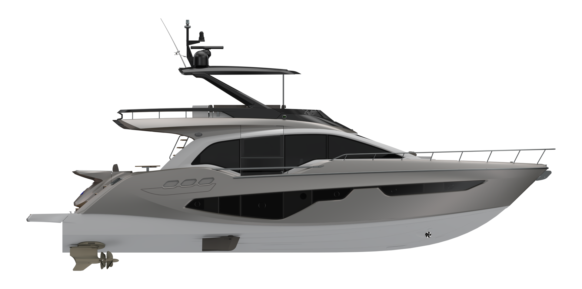 FLY68 GULLWING - FLYBRIDGE LINE